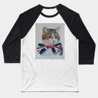 Larry the Downing Street Cat Baseball T-Shirt